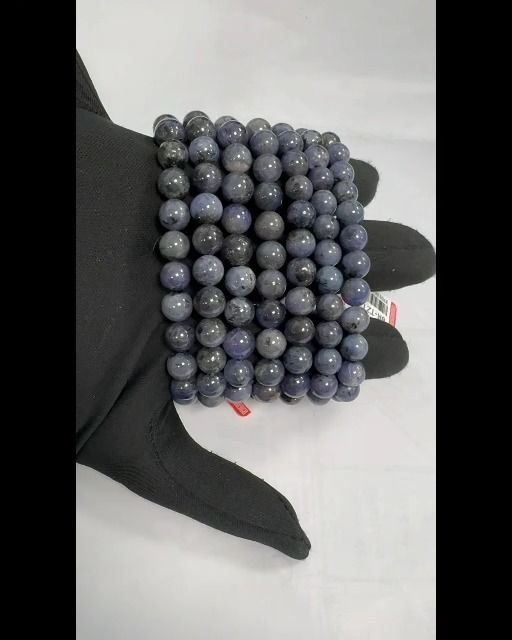 Tanzanit Armband A Perlen 7.5-8.5mm