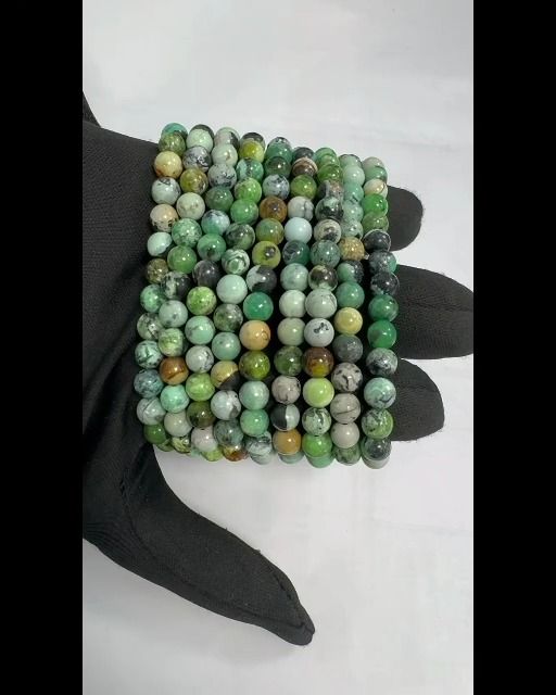 Armband Variscite AA Perlen 6mm