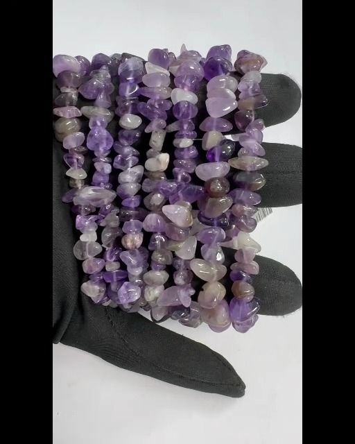 Armband mit Amethyst-A-Chips