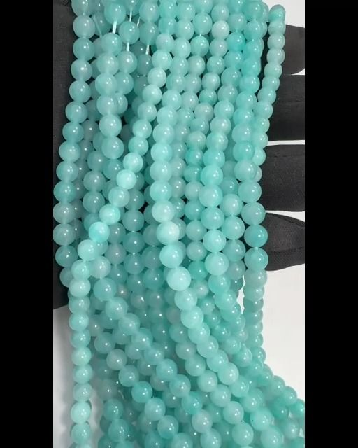 Amazonite USA AA+ Perlen 6mm auf 40cm Draht