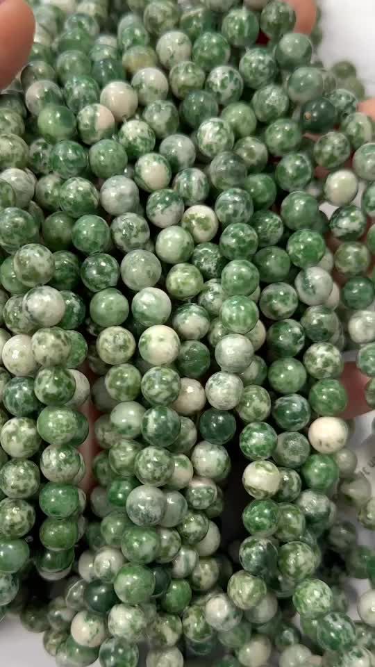 grüner Jade A Perlen 8mm auf 40cm Faden