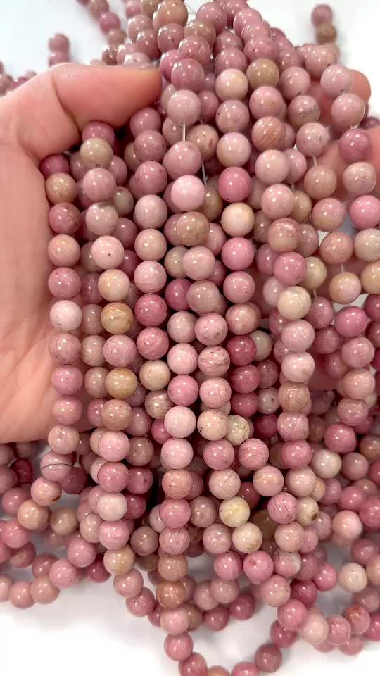 Australischen Rhodonite A Perlen 8mm auf 40cm Faden