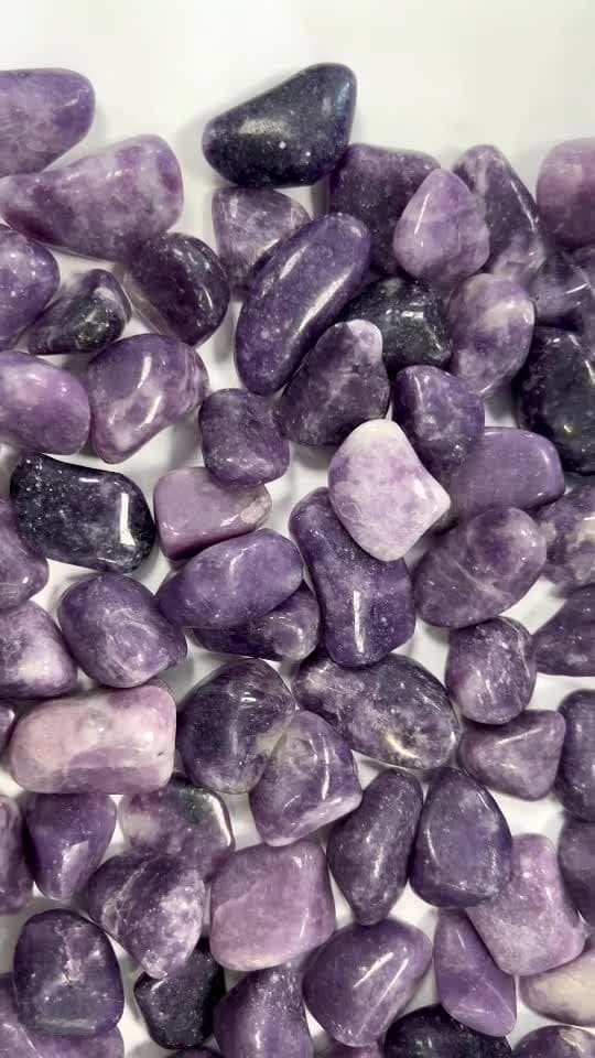 Lepidolite AA trommelstein 250g