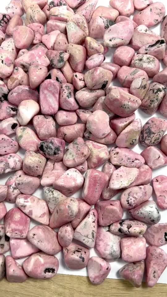 Rhodonite A gerollte Steine 250g